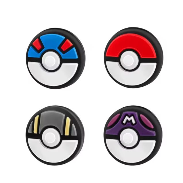 4pcs Silicone Analog Thumb Grip Caps Compatible with Nintendo Switch 2 /OLED/Switch Lite/Switch Joystick Protective Cover